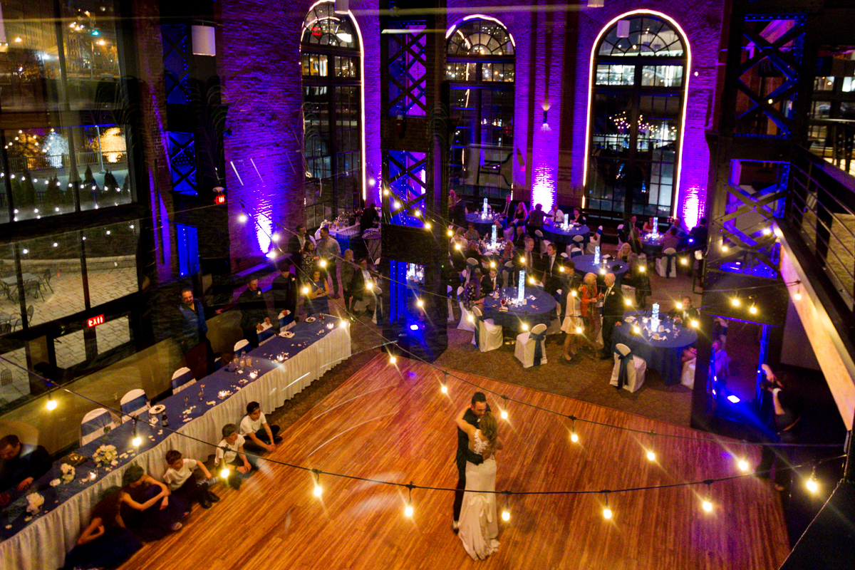 Wedding reception Windows on the River City View Room TKO