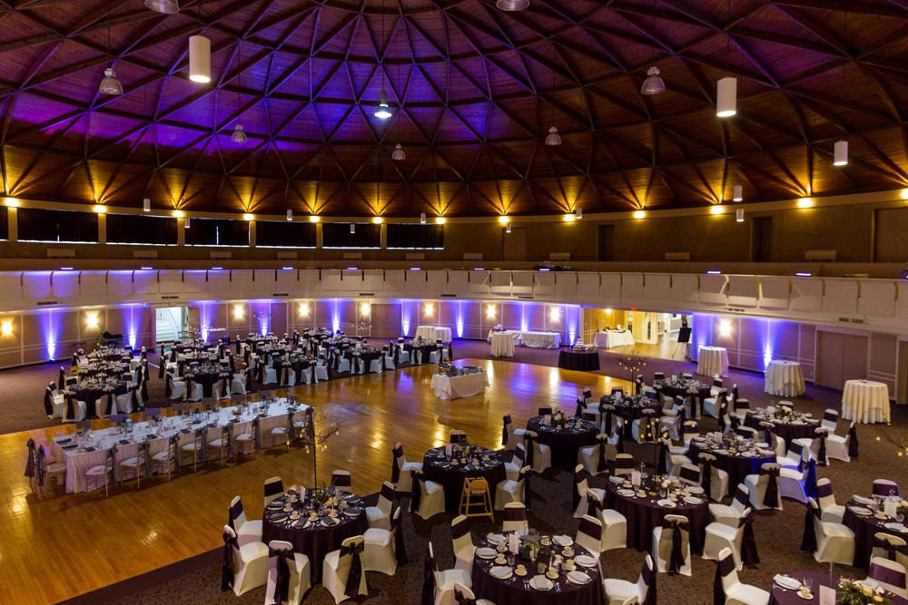Astrodome wedding reception setup TKO ENTERTAINMENT